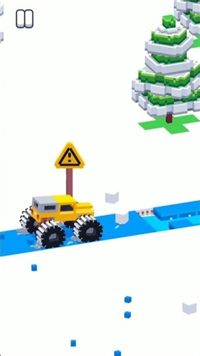 Level 12 (Cold Showers) WINTER THEME (Drive Mad) FANCADE Gameplay #shorts #fancade #forkids #games