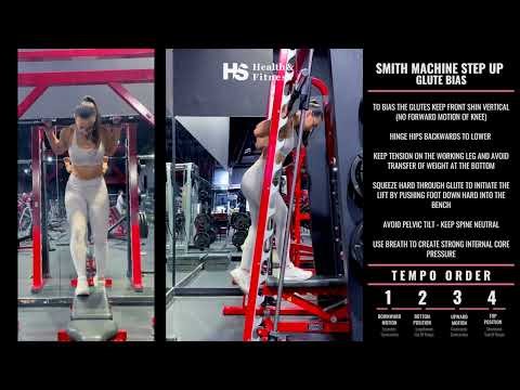 Smith Machine Step Up - Glute Focus