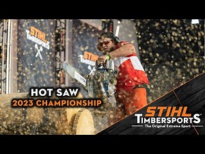 HOT SAW action at 2023 STIHL TIMBERSPORTS® US Championships