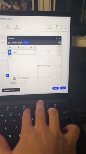 SAT DESMOS Hack 1 (Study Share) #sat #student #desmos #math #highschool