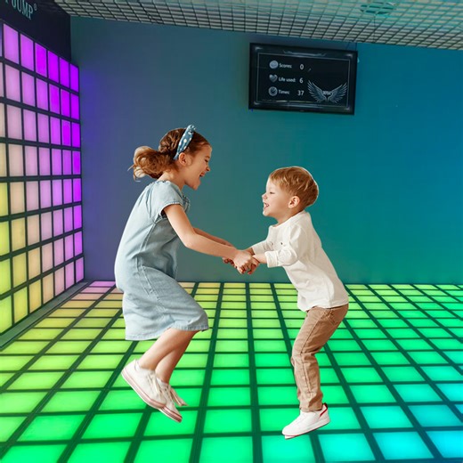 LED Floor Tiles, Interactive Dance Floor, Light Up Dance Floors, Pixel Floor Game Lighting