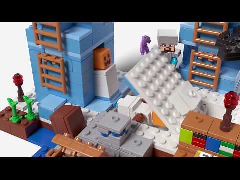 Uncovering the tiny details: 21131 The Ice Spikes – LEGO Minecraft - Product Animation