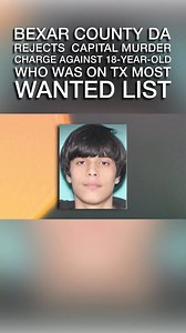 39K views · 109 reactions | The Bexar County District Attorney’s Office rejected a Converse teenager’s capital murder charge after he was put on the state’s list of most wanted fugitives in March. STORY: https://www.ksat.com/news/local/2025/04/23/bexar-county-da-rejects-capital-murder-charge-for-converse-teen-texas-most-wanted-fugitive/?utm_source=facebook&utm_medium=social&utm_campaign=snd&utm_content=ksat12 | KSAT 12 & KSAT.com | Facebook