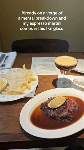 #funny #coctail #espressomartini #restaurant #relatable #fypシ