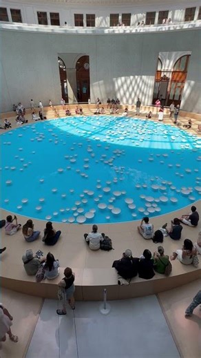 Unique Paris Water Bowl Art Exhibit