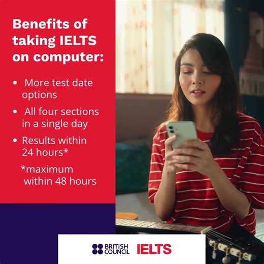 Looking for a suitable test date? Take IELTS on computer with the British Council. More test date options, all four sections in a single day. | British Council Nepal