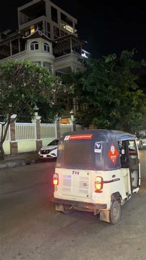 カンボジアプノンペンの夜