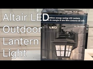 Altair LED Outdoor Energy Saving Lantern Light Review