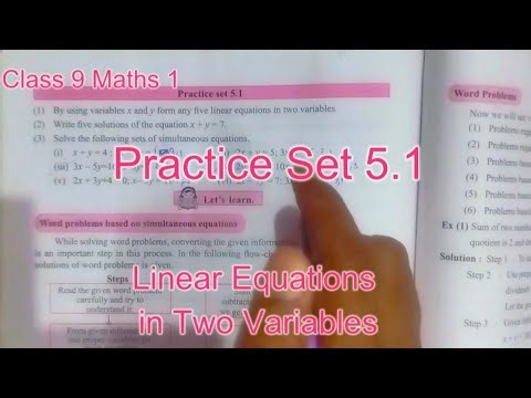 Class 9 Maths 1 | Chapter 5 | Practice Set 5.1 Q1 & Q2 | Step-by-Step Solutions
