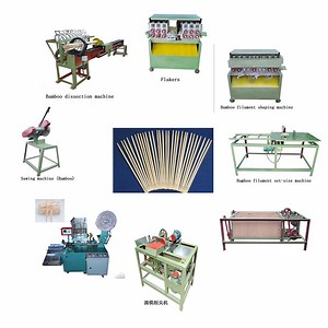 [Hot Item] New Electric Bamboo Wood Toothpick Manufacturing Bamboo Chopstick Machine Line