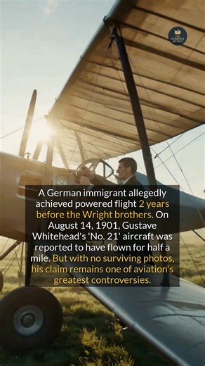 Gustave Whitehead: The unproven legend of early flight. #history #aviationhistory #earlyflight #didyouknow | Wonders Revealed