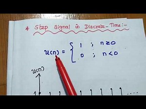 Standard Signals - Unit Step Signal - EC8352