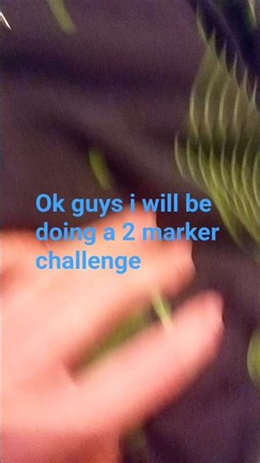 2 marker challenge #drawing