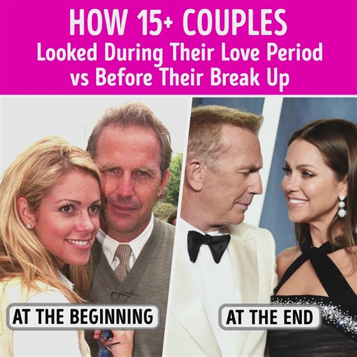 How 15 Couples Looked During Their Love Period vs Before Their Break Up | CelebRatings
