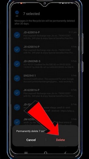 How to delete message permanently | How to delete text message permanently