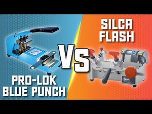 Pro-Lok Blue Punch vs. Silca Flash | Key Cutting Machine Battle SMACKDOWN