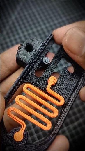 DIY Mechanism #3dprinting #spring #mechanism #lock #diy
