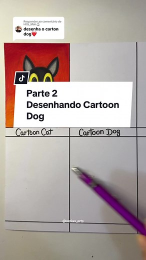 Desenho de Cartoon Dog - Tutorial Passo a Passo