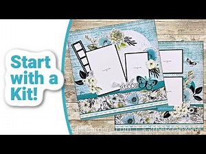 Floral Scrapbook Layouts | Texture Paste | CTMH In Full Bloom