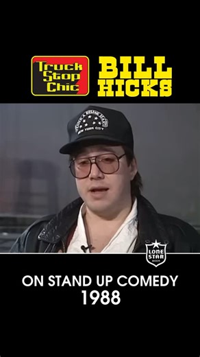 14K views · 96 reactions | Bill Hicks, the sharp-tongued Texan, lit up the stage in the ’80s and ’90s with fearless comedy that championed freedom of speech, skewered hypocrisy, and cemented him as an outlaw voice who never pulled a punch. Follow @lonestarbeer another timeless Texas legend #americana #texas | Truck Stop Chic | Facebook
