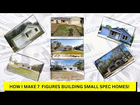 Small Spec Homes = Big Money! Here's How I Make It Happen!