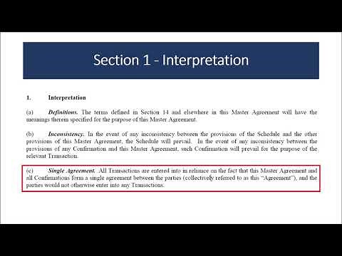 11. ISDA Overview - 2002 ISDA Master Agreement - Section 1- Interpretation