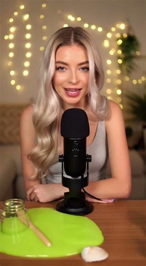 Relaxing ASMR with Blonde Girl & Props for Ultimate Calmness