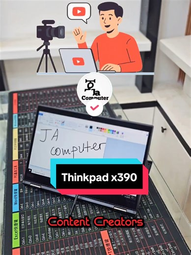 Lenovo ThinkPad yoga x390 💫Intel core i5-8th generation ✍Convertible x360° & Touchscreen ☑️ Ram=16gb ☑️ storage =512gb ssd 💻screen size=14.1inches ⌨️ keyboard light available ✍Touch screen and pen available 💻 Very thin ,slim and portable 👉Above 6 hours battery life #laptop #lenovothinkpad #fashiondesigner #graphicsdesigners #affordablelaptops