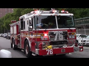 🎄- FDNY *NEW* Engine 76 & Ladder 22 responding
