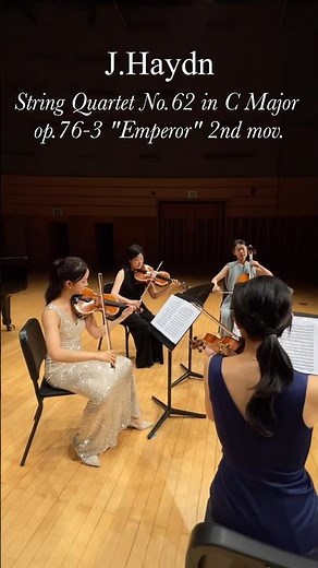 J.Haydn String Quartet No.62 in C Major op.76-3 "Emperor" 2nd mov. ㅣ 하이든 황제 2익장 #하이든 #haydn #music