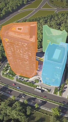 BNI PIK 2, an architectural work from ALIEN DESIGN CONSULTANT, inspired by emeralds