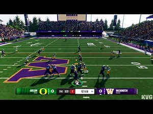 College Football 25 - Oregon Ducks vs Washington Huskies - Gameplay (PS5 UHD) [4K60FPS]