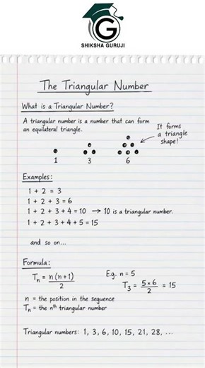 Maths Trick: Triangular Numbers Explained