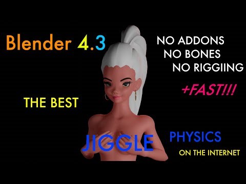 THE BEST Jiggle Physics for Blender on the Internet