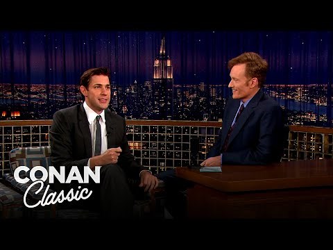 John Krasinski's Strangest Fan Encounter | Late Night with Conan O’Brien