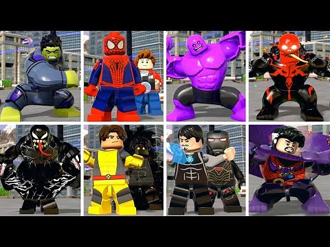 All Character Transformations in LEGO Marvel Super Heroes 2