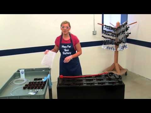 How to install a BASIC WATERING KIT on an industrial battery (BWT)