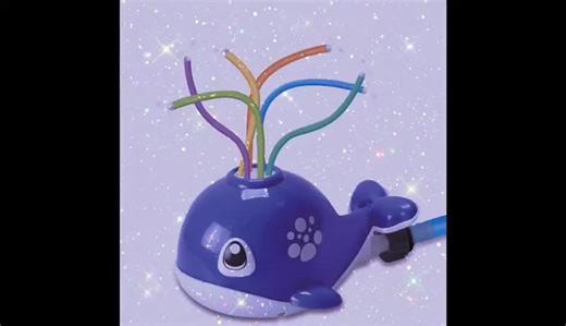 Divertido y Colorido Juguete de Rociador de Ballena
