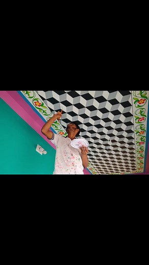 3d celing design 🏡🏡 #vairalrells #homework #Colars #rells #reels | sakil pinter