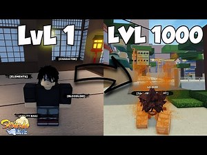 Shindo Life: LVL 1 - 1000 Noob To Pro!
