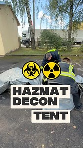 Firefighters’ decontamination tent 🚒☢️ #hellfighter #firefighters #ugunsdzeseji #пожарные | Pavel Korol