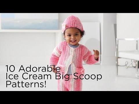10 Adorable Patterns You Can Make With 1 Ball of Ice Cream Big Scoop!