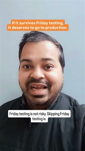 Years of testing taught me one thing:Friday shows the truth no dashboard can #testing