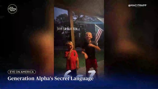Generation Alpha is driving a wave of new slang, from “6-7” to “cooked.” For many kids who grew up online during the pandemic, this evolving language is a way to connect, stand out and claim something that’s entirely their own. | CBS Evening News