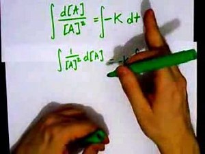 Integrated Rate Law Expression Of Second Order - Chemical Kinetics Video Lecture - Chemistry