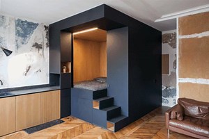 This 345-square-foot Paris studio has a genius bedroom solution: http://archdg.co/E6j9mLA (via Apartment Therapy) | Architectural Digest
