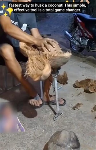 Fast and Easy Coconut Peeler