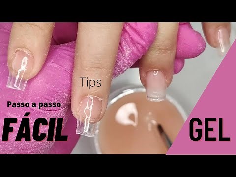 GEL NA TIPS FÁCIL PASSO A PASSO