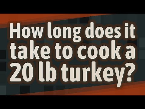 How long does it take to cook a 20 lb turkey?
