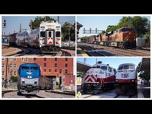 Trinity Railway Express, Amtrak, and Freight trains in Dallas & Fort Worth